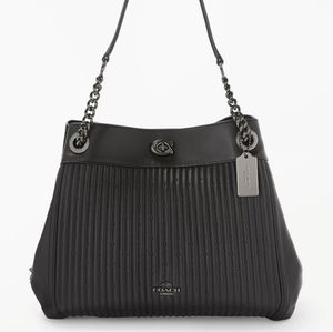 Coach Edie turnlock shoulder bag